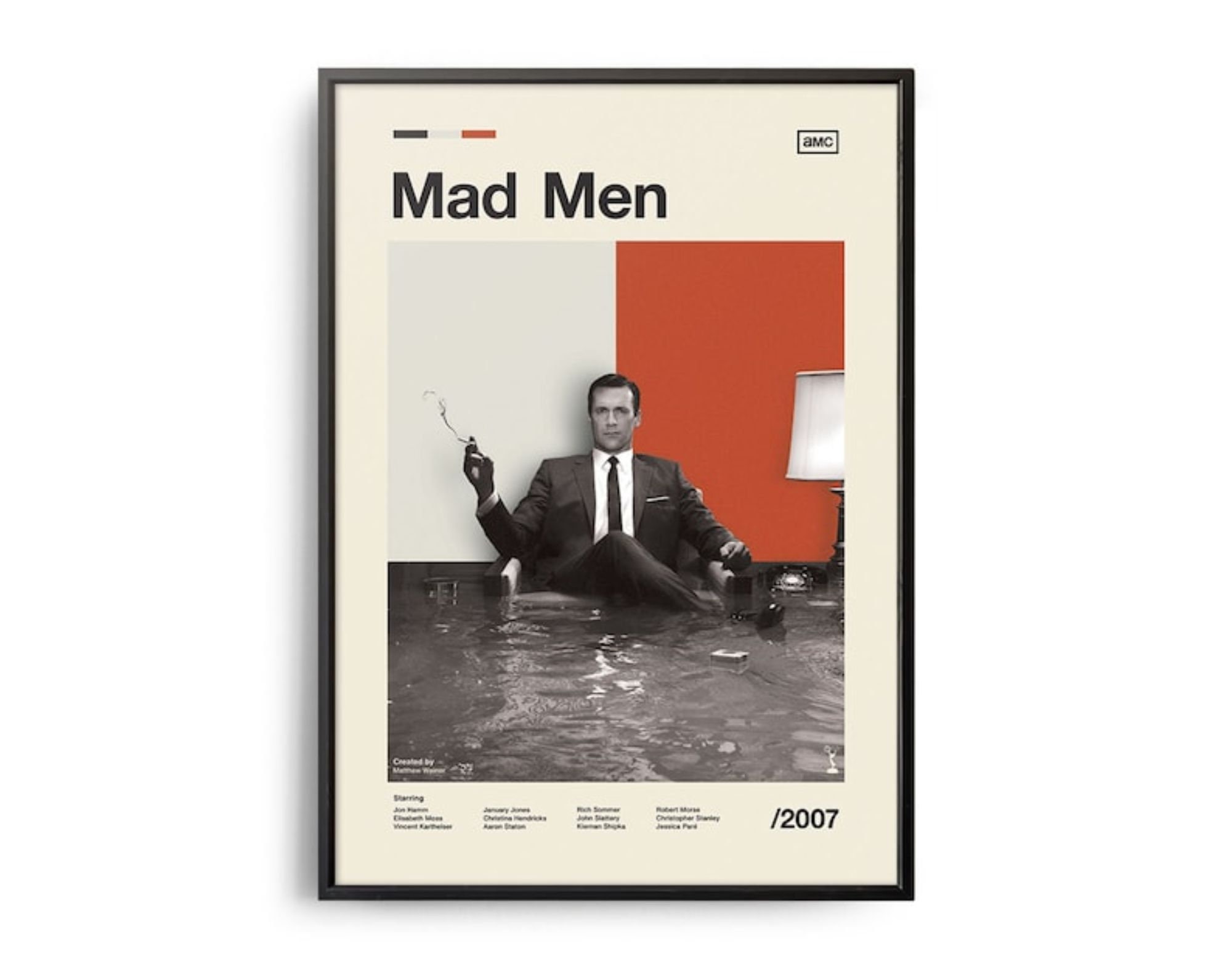 mad men vintage movie print retro movie poster