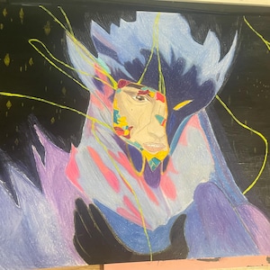 Viktor Arcane Fan Art: Hand-Drawn League of Legends Illustration (A3)