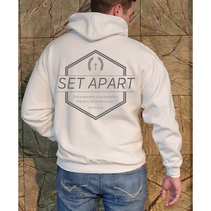 Set Apart 1 Peter 2:9-10 Bible Verse Hoodie, You Are A Chosen Generation, Godly Missionary Unisex Shirt, I am Chosen Christian Clothing