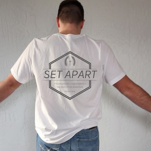 Set Apart 1 Peter 2:9-10 Bible Verse Christian Tee, You Are A Chosen Generation, Godly Missionary Unisex Shirt, Chosen Christian Clothing