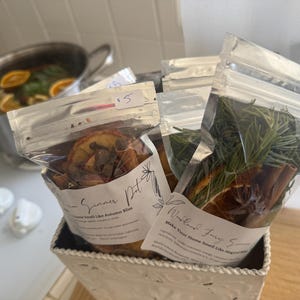 Simmer Pot - Home Fragrance- Potpouri - Blissful Leisure Botanicals - Seasonal Scents