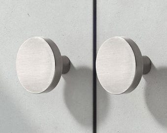 Brushed Nickel Brass Cabinet Drawer Knobs: Modern Kitchen Cupboard Dresser Pulls