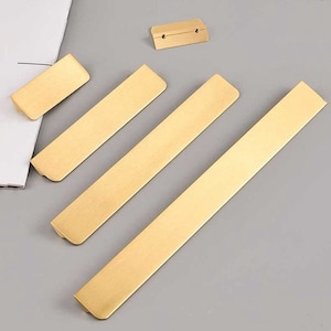 Modern Solid Brass Cabinet Drawer Knobs And Handles Gold Furniture Dresser Pulls Kitchen Cupboard Wardrobe Door Handles Pure Copper