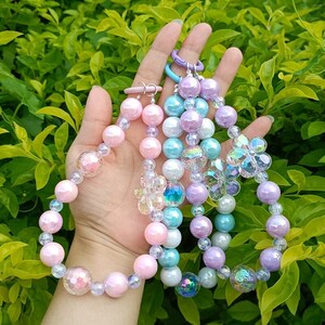 Colorful Beaded Phone Charm: Y2K Car Purse Bag Keychain