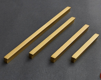 Brass Dresser Knobs Drawer Pulls Handles Cabinet Door Knob