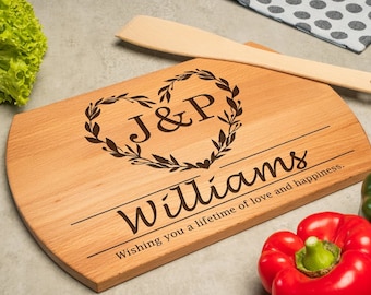 Pretty Little Cutting Board Custom Engraved for Housewarming or Closing Gift, Wedding gift, Anniversary Gift, Engagement Gift, Realtor gift