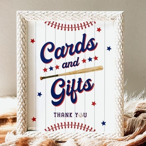 Rookie of the Year First Birthday Sign, Baseball Birthday Party Sign ...