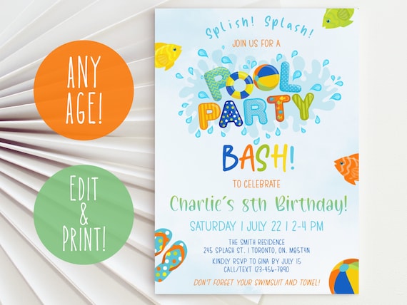 Les meilleures idées de thèmes pour une fête d'anniversaire pour enfants en  été - Invitation Anniversaire