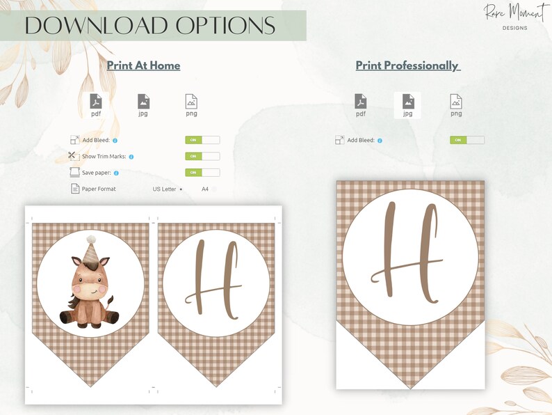 Farm Happy Birthday Banner Printable Download Happy Birthday - Etsy