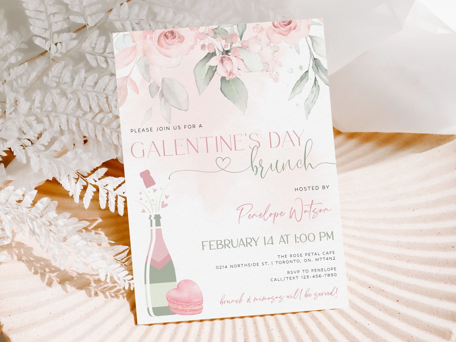 Galentines Day Invitation Template Galentines Day Brunch Etsy Canada
