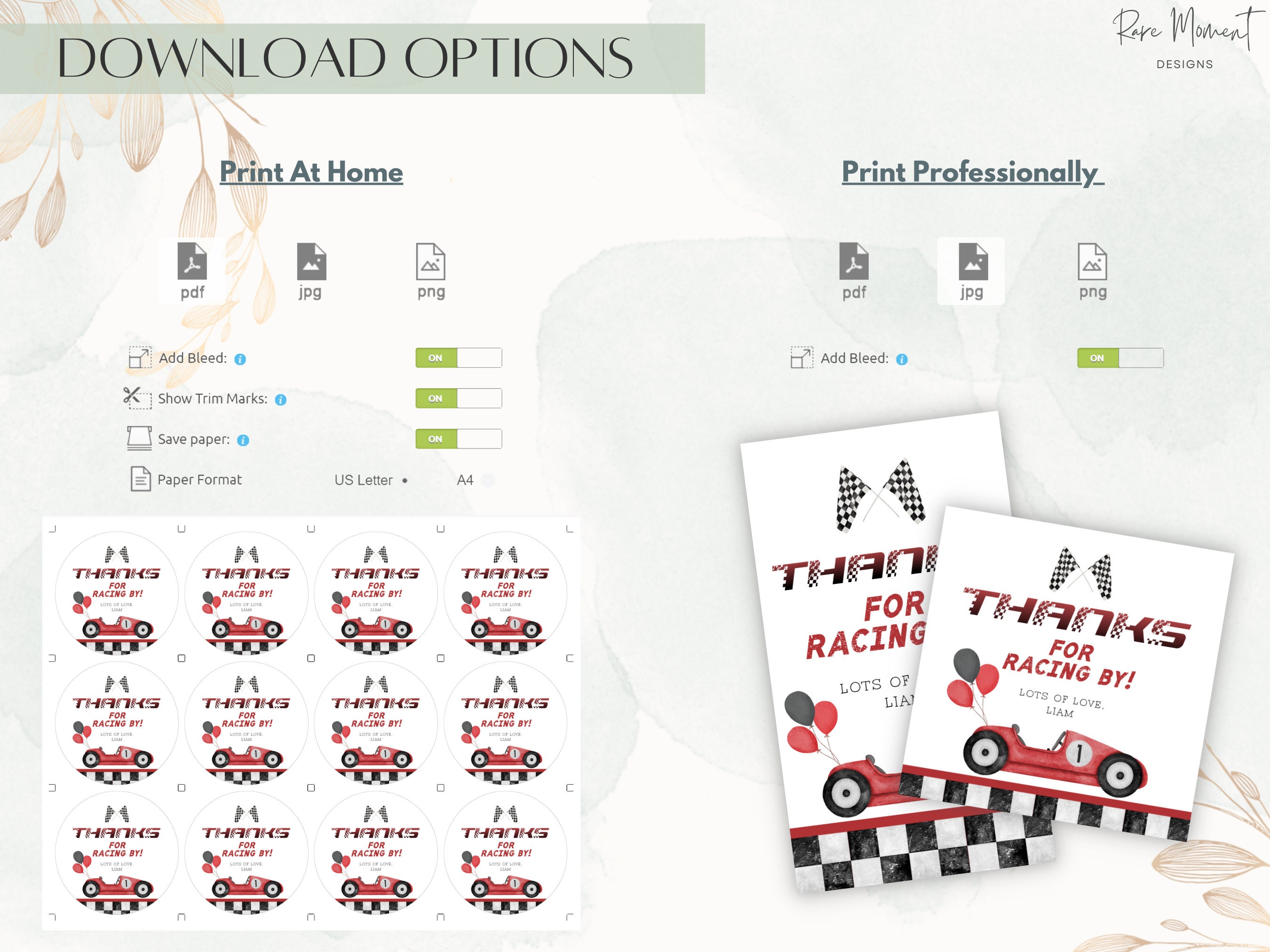 Fast Tag Card Frame Fast One Birthday Favor Tags Template, Fast One 1st Birthday Favors ...