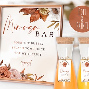 Mimosa Bar Sign Svg, Bridal Shower Printable, BR-PLUS