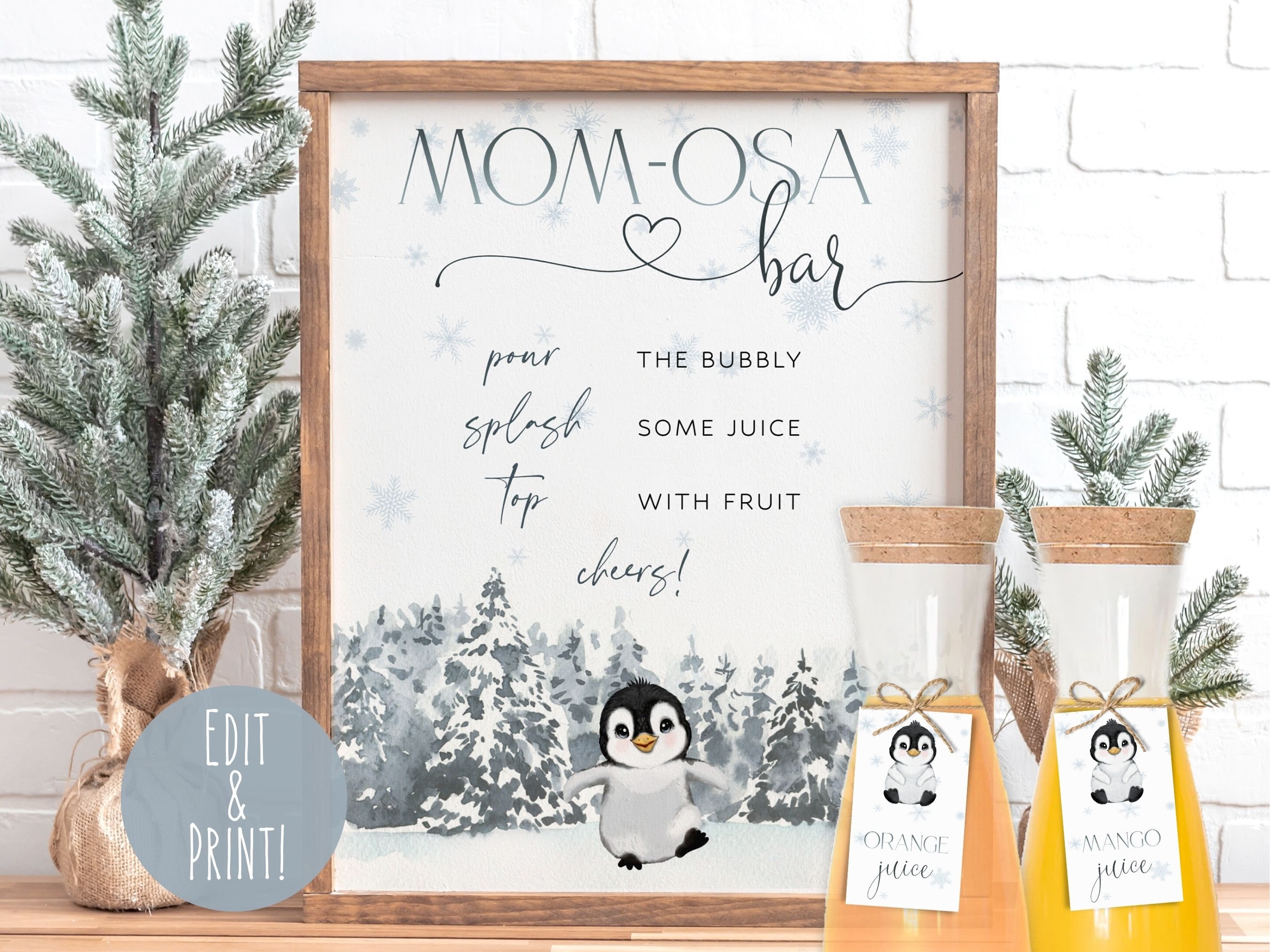 Penguin Bar Sign - Etsy