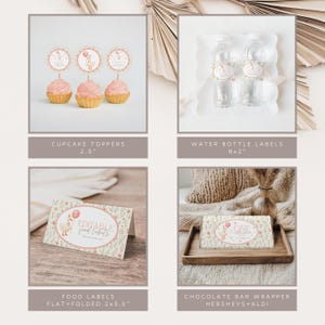One Silly Goose Invitation Bundle, Vintage One Silly Goose Birthday, Pink One Silly Goose Bundle, Silly Goose Party Decor, Girl 1st Birthday image 6