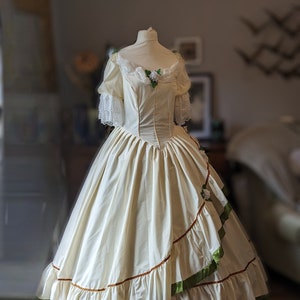 Southern Belle Dress, Second Empire Dress, Civil War dress,