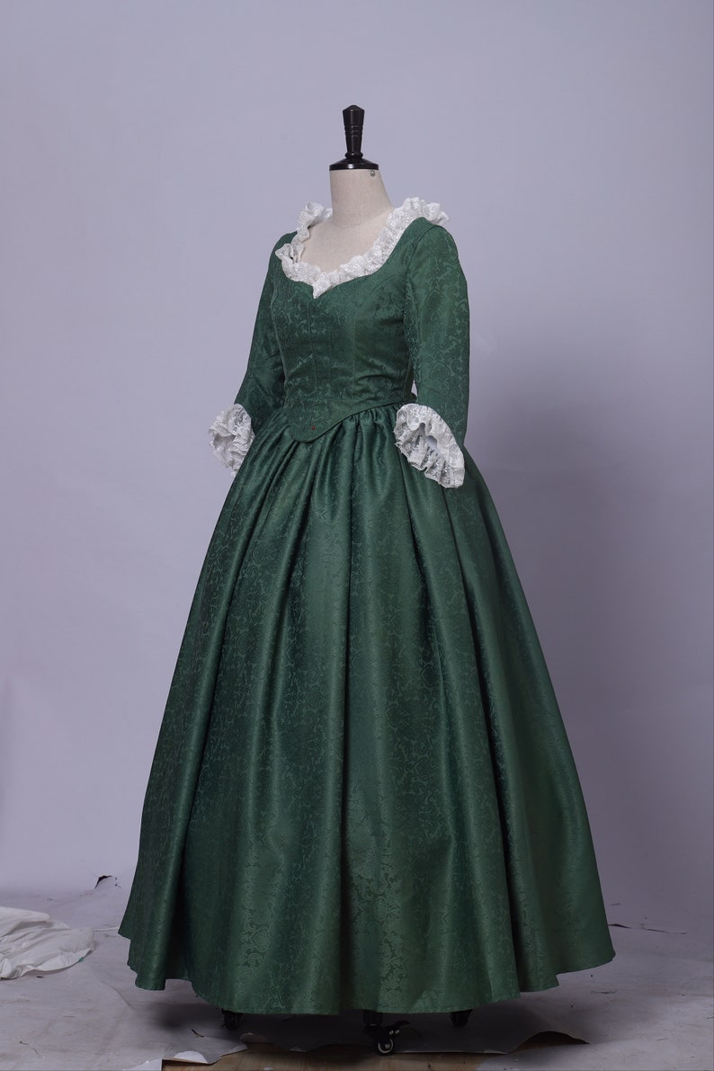 Victorian Dresses | Victorian Ballgowns | Victorian Clothing     Victorian  Costume Victorian  Dress 1840s dress Adult Historic Costume Victorian outfit Theatre Dress Striped Victorian dress  AT vintagedancer.com