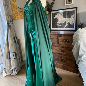 Elven dress costume, elven Wedding, Medusa, renaissance, medieval dress, fantasy dress, queen elf dress, medieval, Viking dress, Arwen Dress image 9
