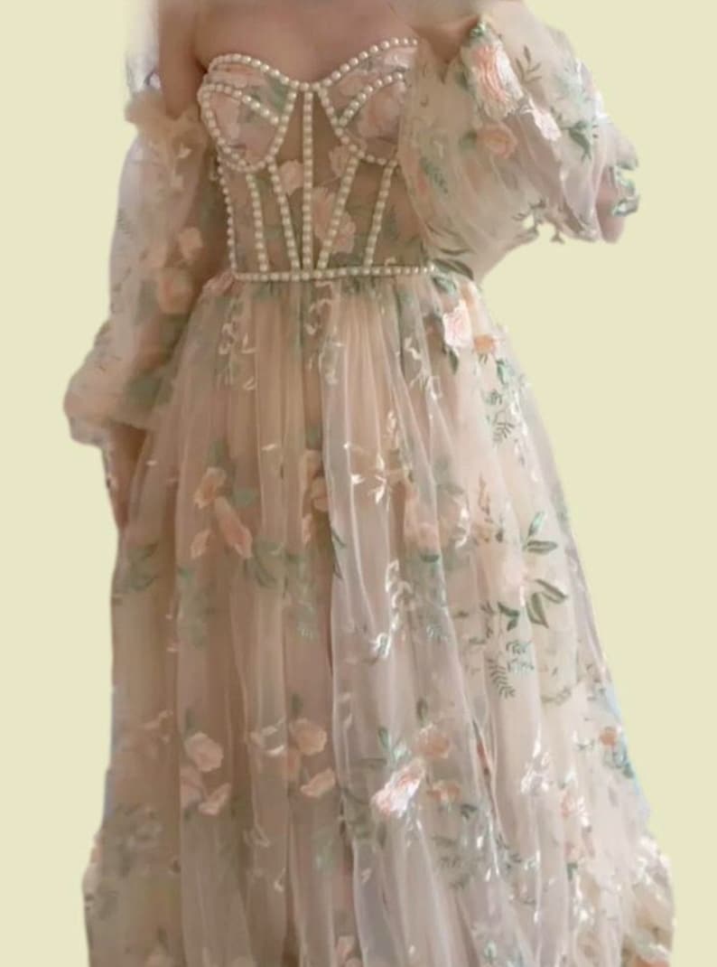Fantasy wedding Dress, Prom Dress image 9