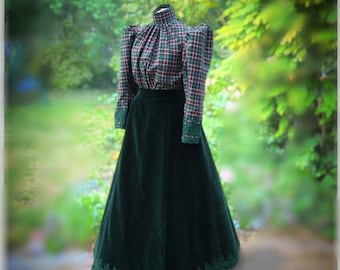Edwardian skirt and blouse, Ladies Edwardian Day suit, Edwardian Suffragettes, Downton Abbey costume, 1900s dress