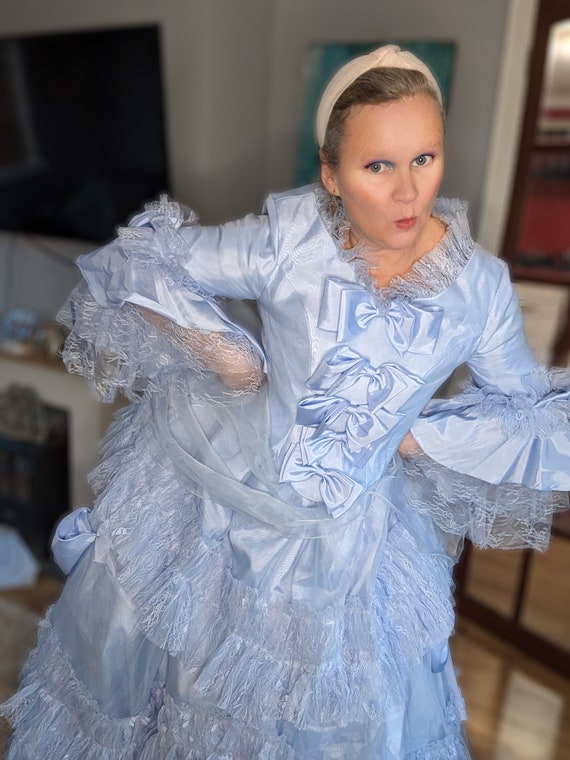 Marie Antoinette Dress, Blue French Revolution Dress, Pale Blue Georgian  Dress, Civil War Dress, Masquerade Ball Gown -  Canada