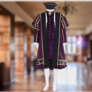 Tudor Doublet, Mens Tudor costume, Henry VIII costume, Medieval nobleman outfit, Tudor Costume, Mens Tudor suit