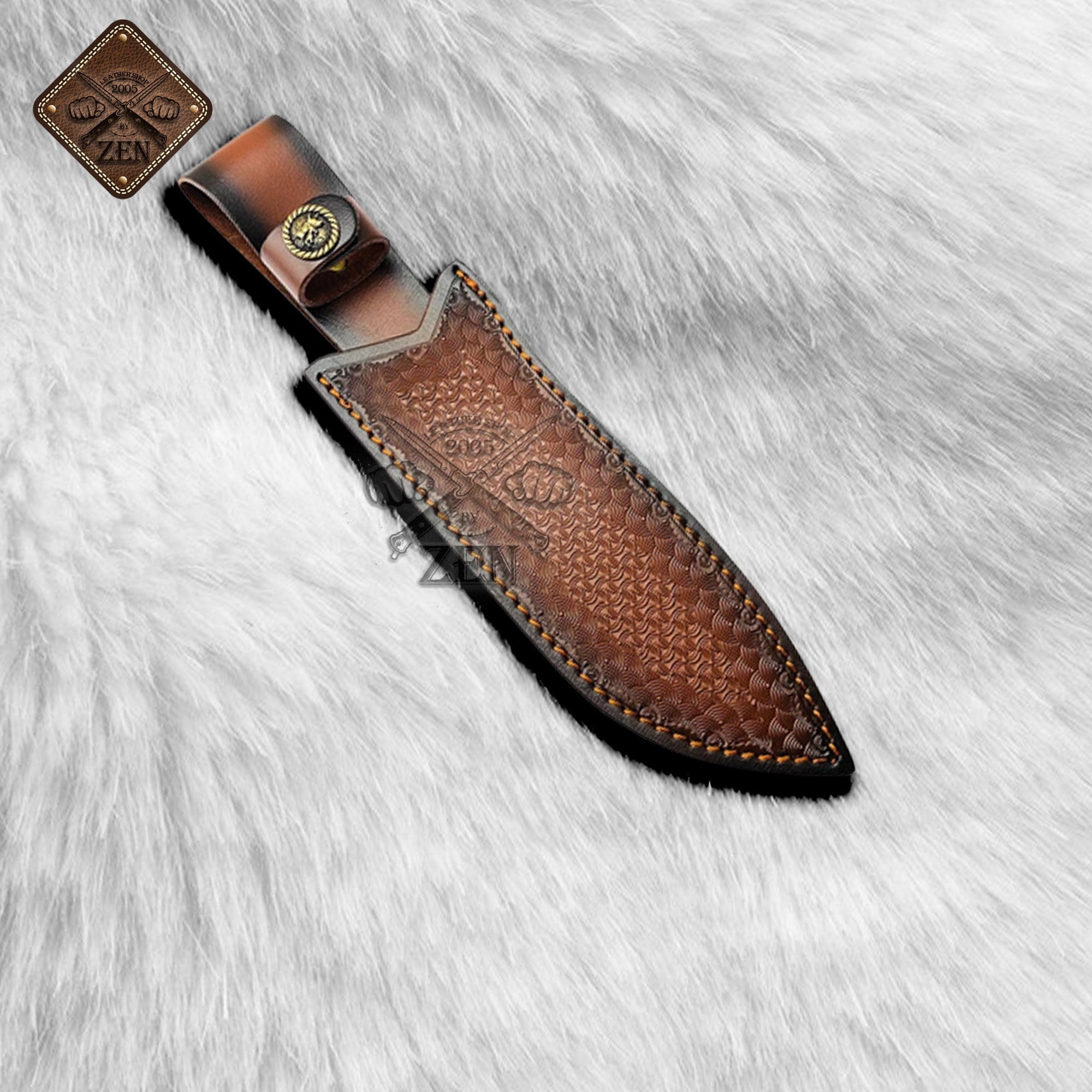 Leather 8” Knife Sheath