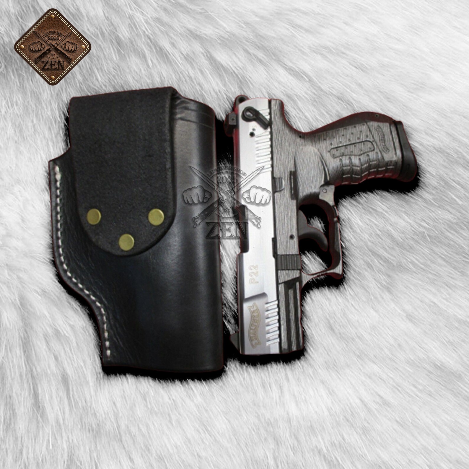 Best Leather Holster for Walther P22 Semi Auto P066 Birthday Gift,christmas