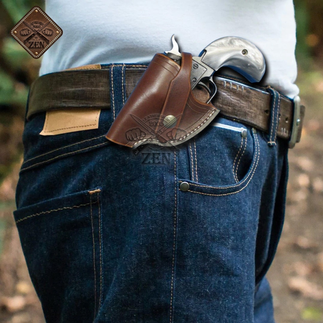 Best Leather Holster for Heritage .22 LR, Barkeep, S.A. Revolver Left