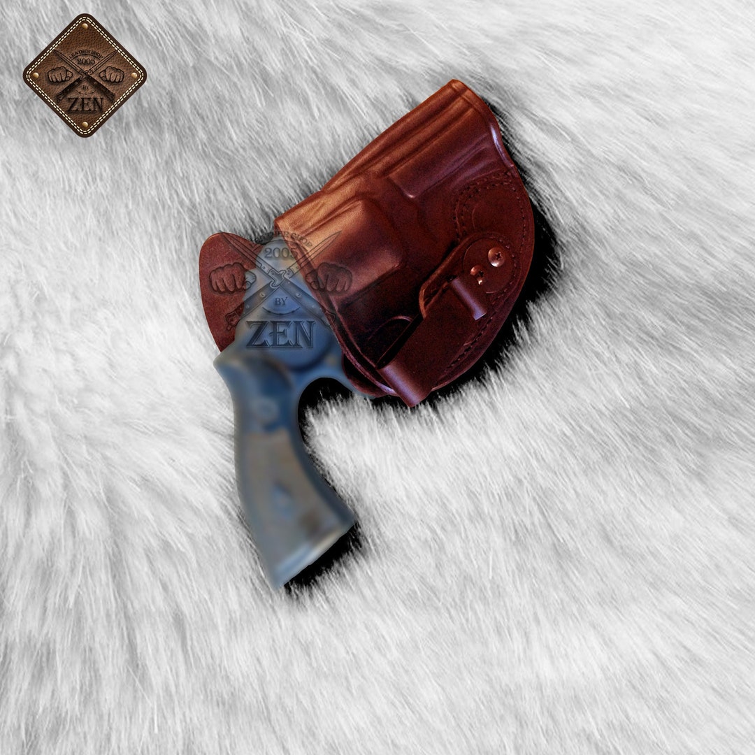 Best Leather Holster for Smith & Wesson 686 IWB 3 Barrel Best Gift for
