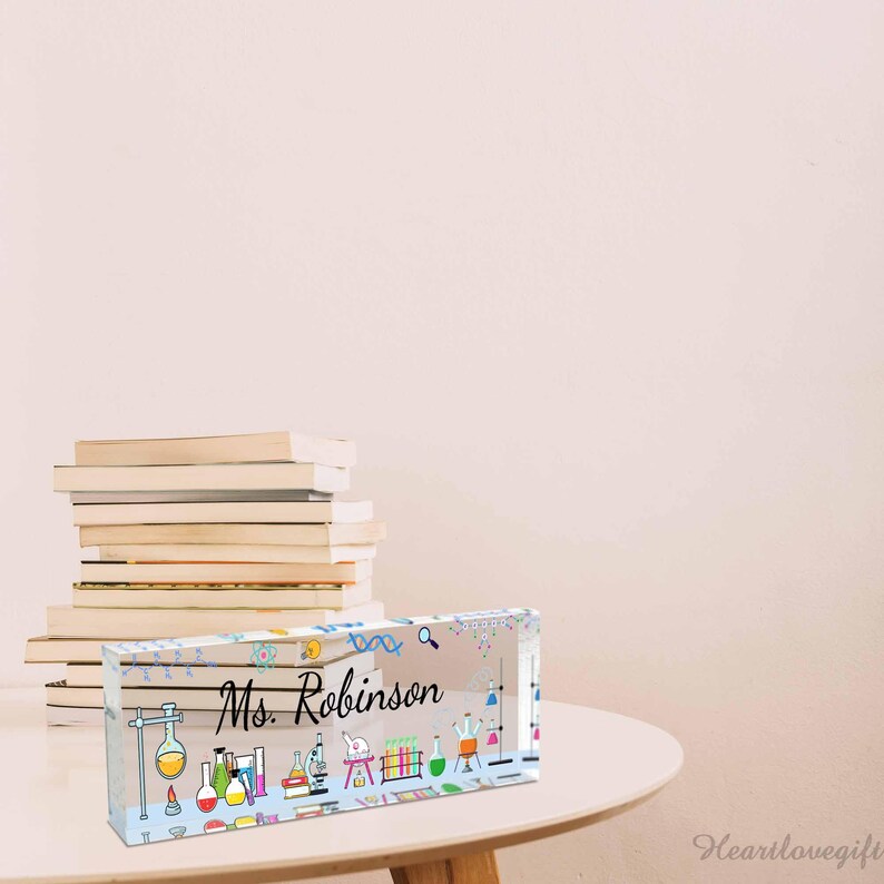 Science Lab Teacher Sign, Science Teacher Desk Name Plate, Teacher ...
