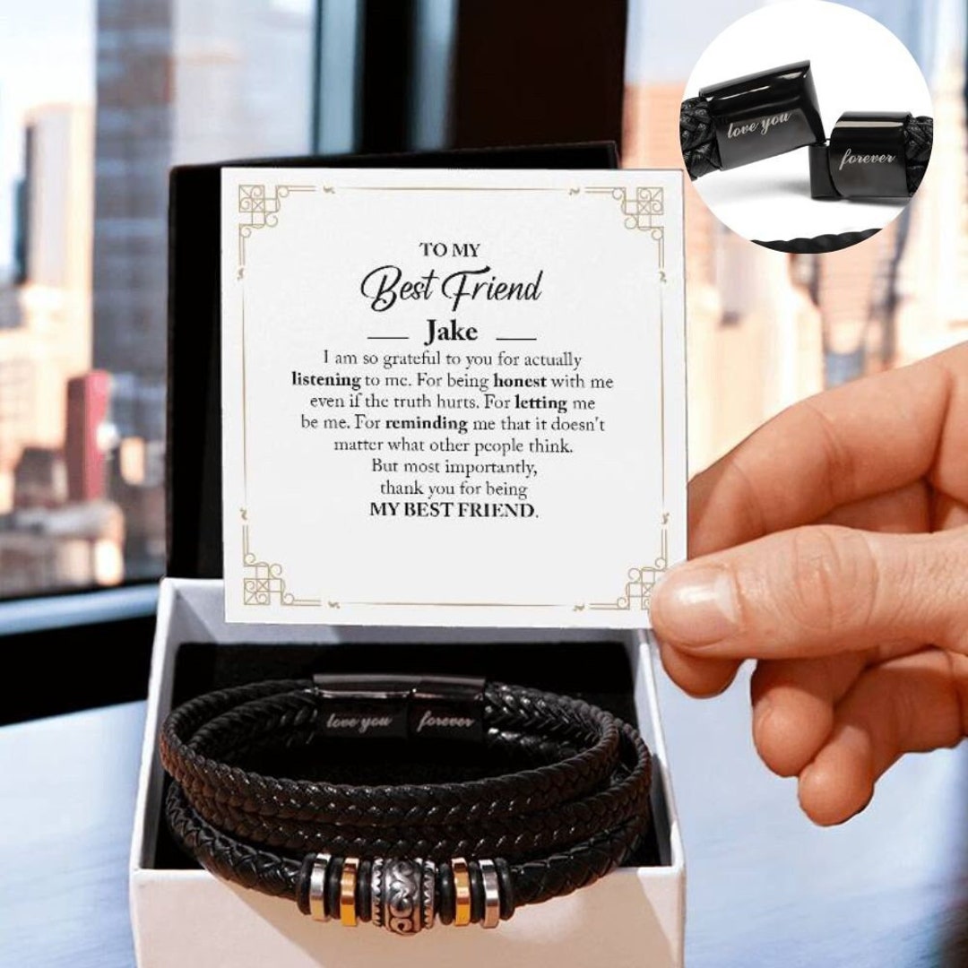 Best Guy Friend Bracelet Gifts/male Best Friend Christmas Present