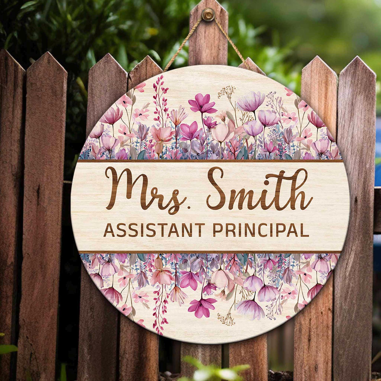 Assistant Sign Assistant Principal Door Sign, Classroom Door Decor Gift for Teacher ...