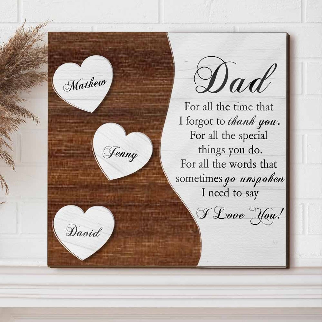 We Came Out Of Yours - Personalized Shaped Wood Sign - Gift For Dad, Gift For Father's Day main image 0