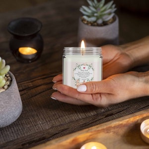 Baby Shower Poem Candle Favor, Preganancy Gift for Friend, Candle for ...