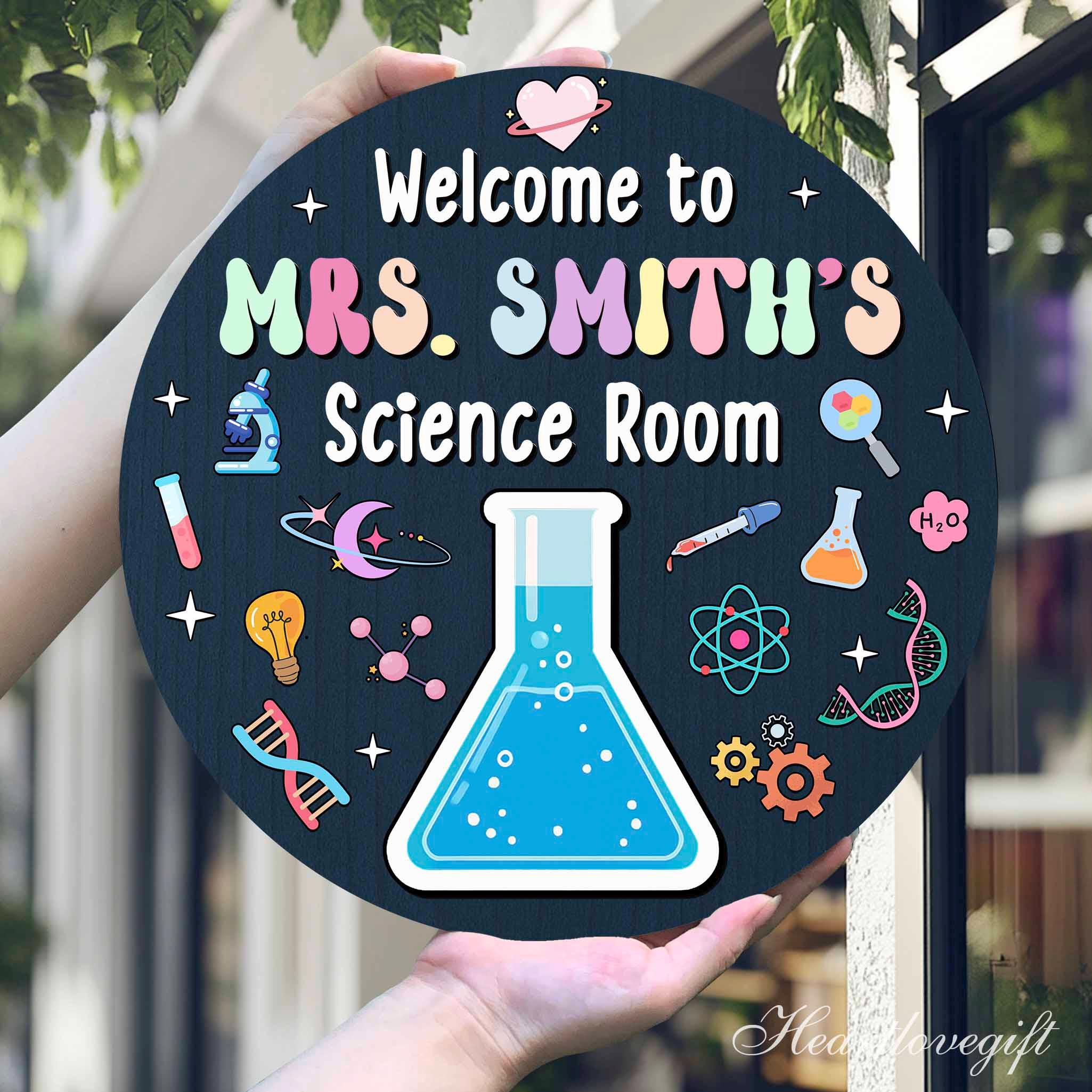 3D Science Teacher Door Sign, Science Room Door Sign, Science Teacher ...