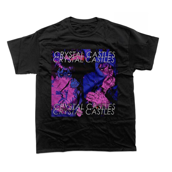 Crystal Castles Unisex T-Shirt - Music Band Graphic Tee - Printed Music Poster - Alice Glass Merch For Gift #i6i6sgg3gt