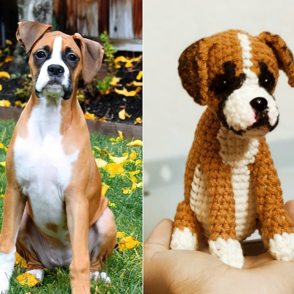 Perro de ganchillo personalizado, perro parecido, felpa de mascota personalizada, perro de peluche personalizado, regalos de pérdida de mascotas, regalo de pérdida de perro, regalos conmemorativos de mascotas, regalo de mamá de perro