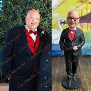 Custom 3D Figurine from Photo, Gifts for Husband, Custom Sculpture, Custom Bobblehead, Custom 3D Portrait, Gifts for Dad, Fathers Day Gifts image 4