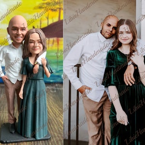Custom Wedding Figurine, Wedding Cake Topper, Engagement Gifts, Custom Couple Portrait, Couple Gifts, Wedding Decor, Christmas Decoration