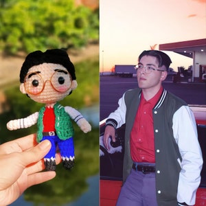 Custom Crochet Doll, Look alike Doll, Portrait Doll, Similar Doll, Mini Me Doll, Stuffed Plush Doll, Mothers Day Gifts, Fathers Day Gifts