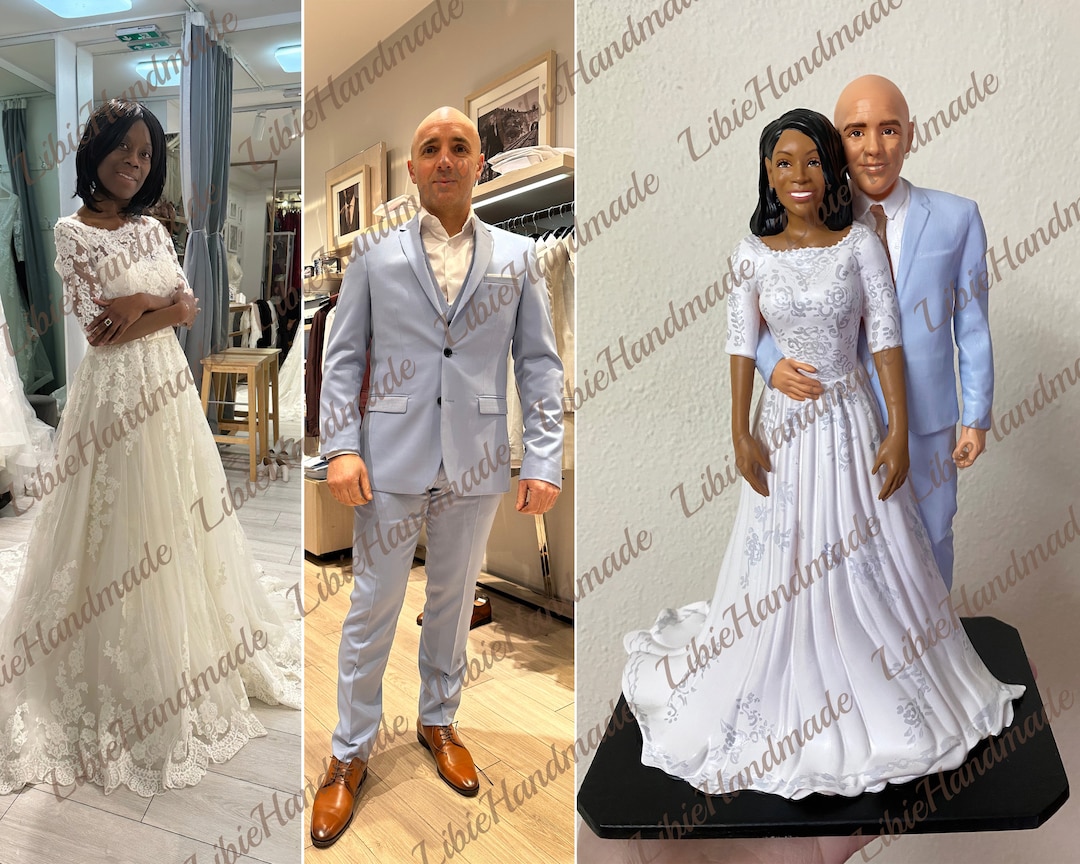 Personalized Wedding Figurine Wedding Cake Topper Bridesmaid Gifts