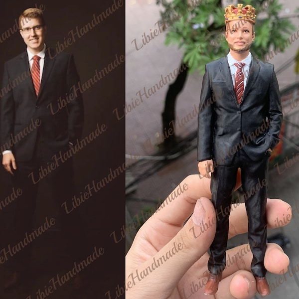 Figura de acción personalizada, modelado 3D personalizado, retrato personalizado, renderizado e impresión 3D personalizados, cabezón personalizado, regalo para compañeros de trabajo, regalos conmemorativos