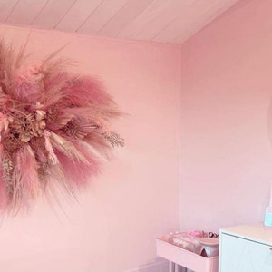 XXL pampas pink gold pampas | pampas salon decor | pampas wall decor | pampas wings 100cm