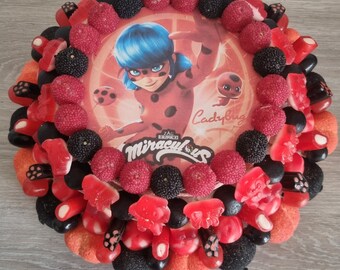 Gâteau de bonbons Miraculous Enfant Anniversaire