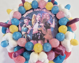 Kleiner Süßigkeitenkuchen, K-Pop, trendig, fertig zum Verschenken