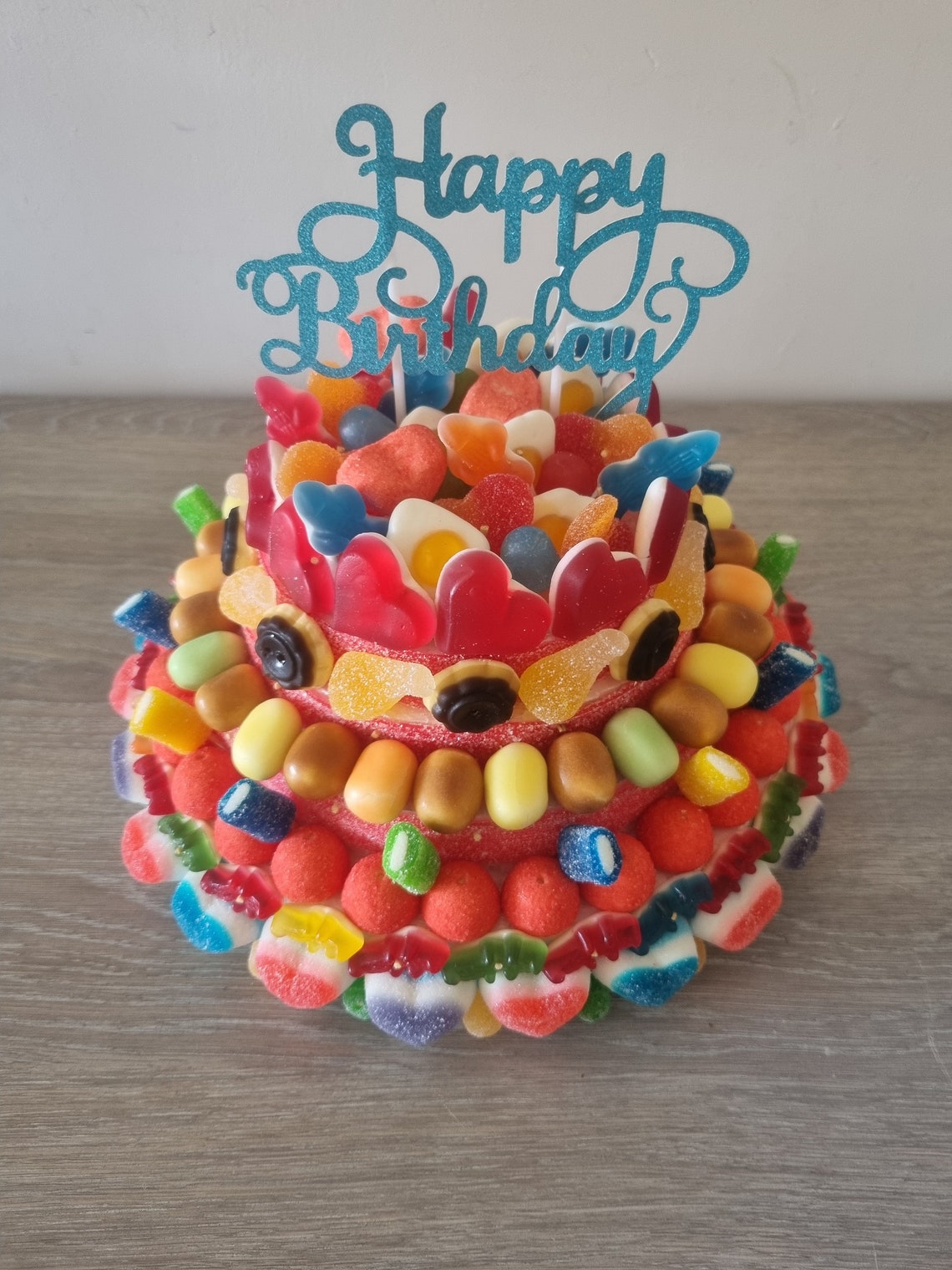 Gâteau de bonbons Haribo coloré Anniversaire enfant adulte image 3