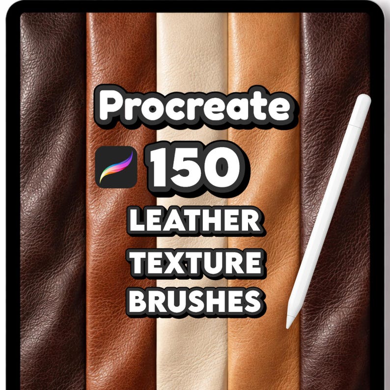 Procreate fabric brushes bundle, Realistic texture seamless patterns for Fashion illustration & Interior design