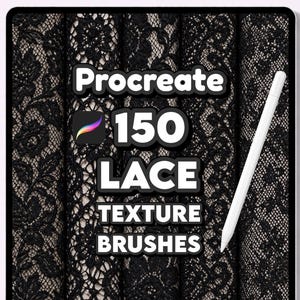 Procreate fabric brushes bundle, Realistic texture seamless patterns for Fashion illustration & Interior design