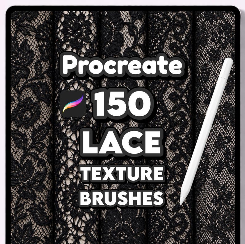 Procreate fabric brushes bundle, Realistic texture seamless patterns for Fashion illustration & Interior design