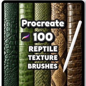 Procreate fabric brushes bundle, Realistic texture seamless patterns for Fashion illustration & Interior design